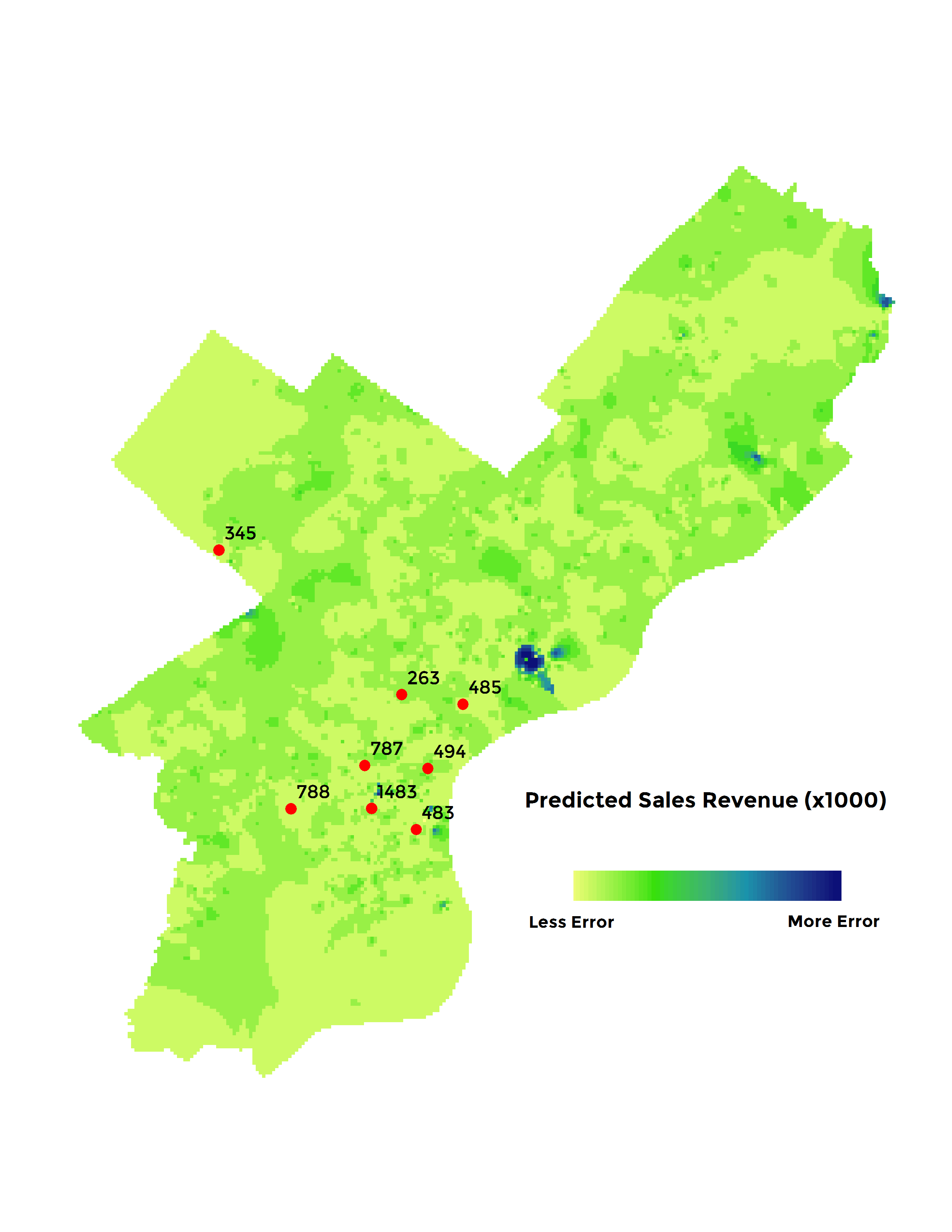 predictve modeling OUTCOMES for new restaurants